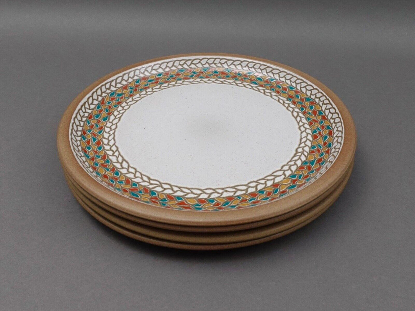 Midwinter England Braid Stoneware Dinner Plate Set Of 4