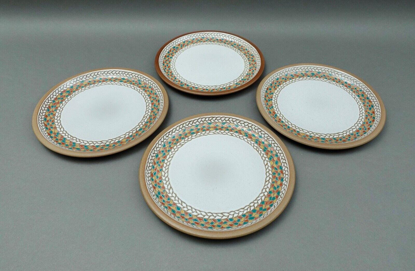 Midwinter England Braid Stoneware Dinner Plate Set Of 4