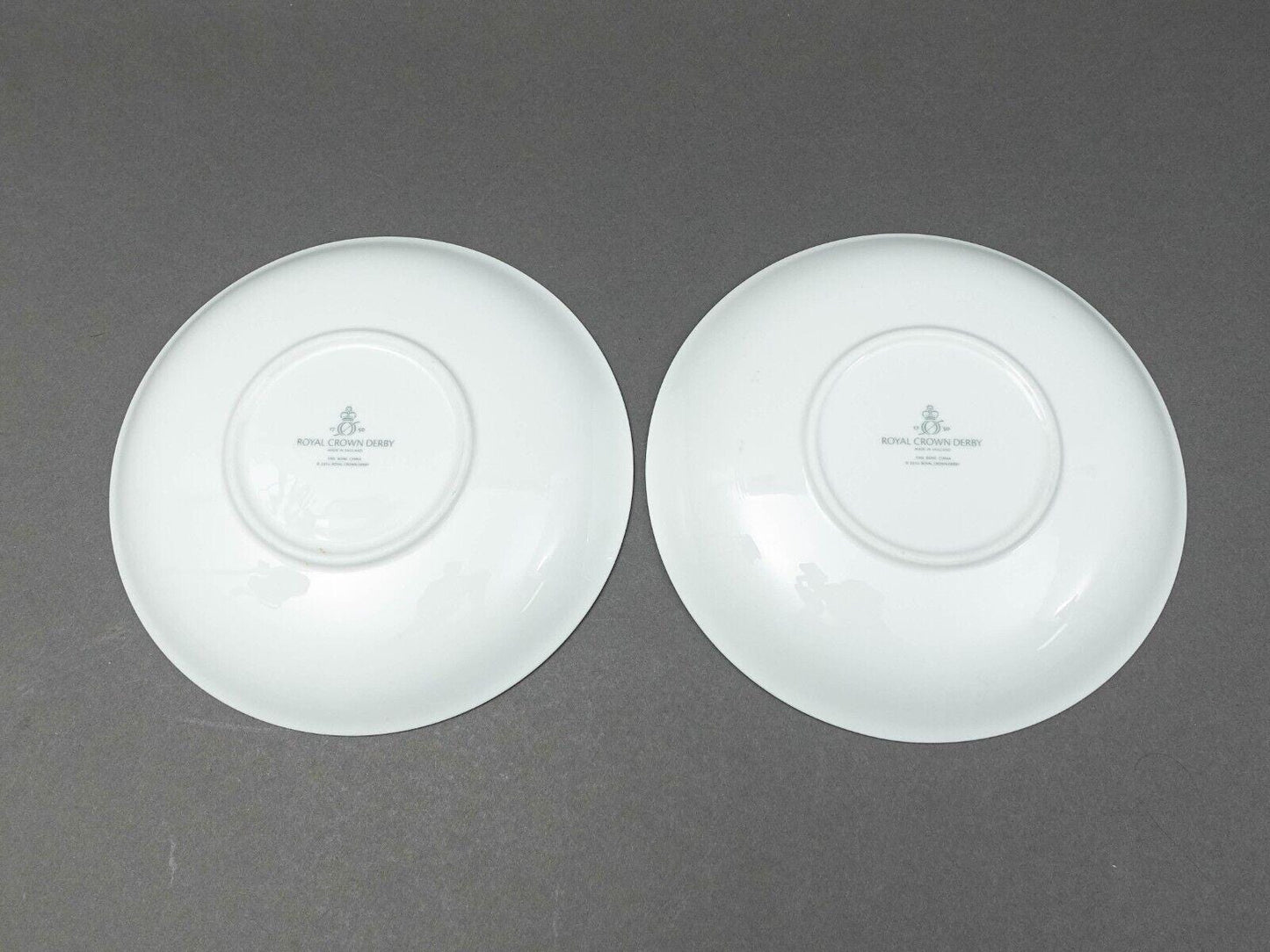 Royal Crown Derby Studio Glaze Classic Vanilla Taupe 8 5/8" Pasta Bowl Set Of 2