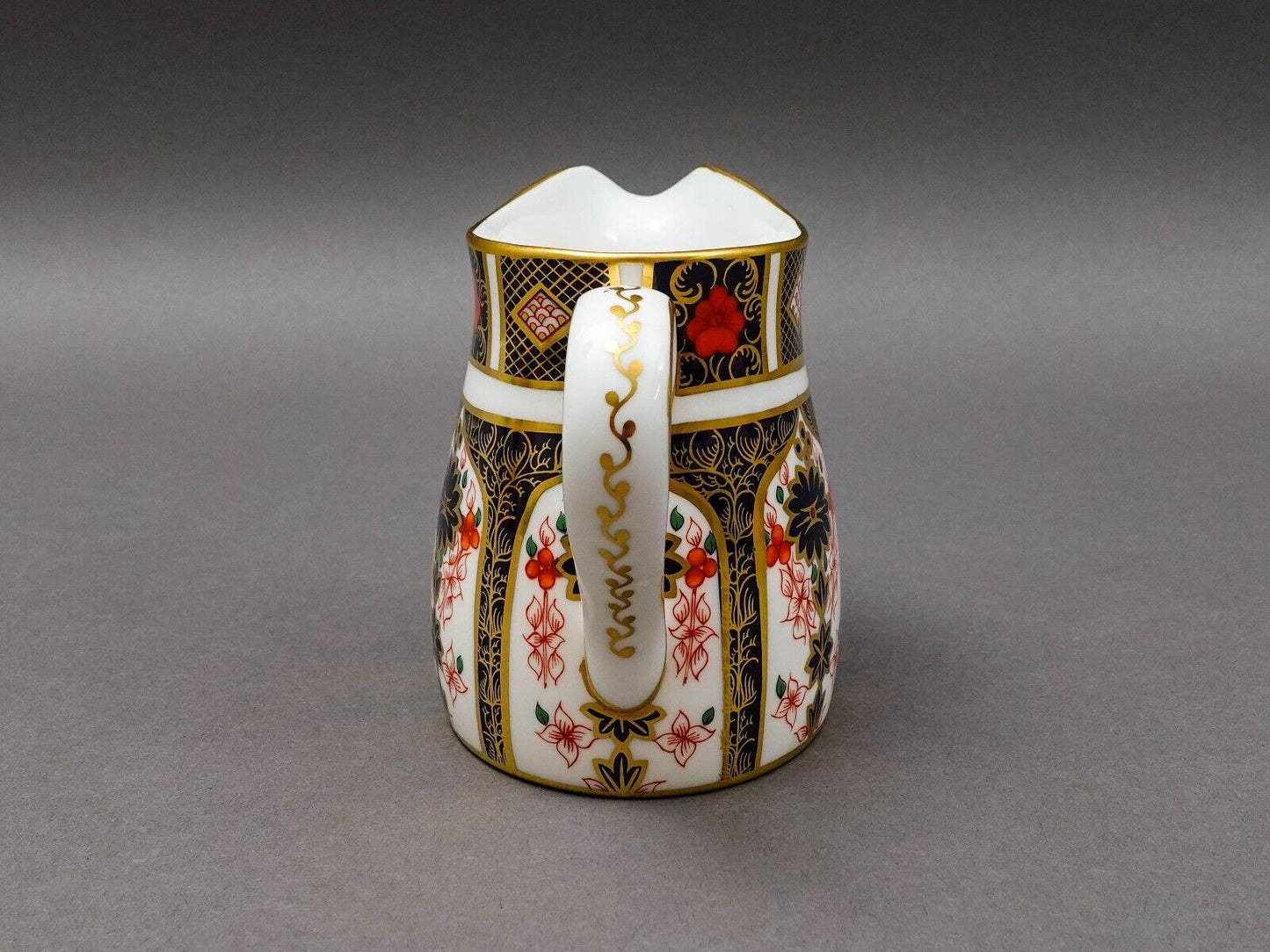Royal Crown Derby England Old Imari 1128 Bone China Creamer Milk Jug