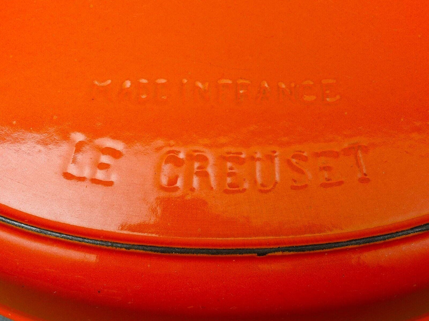 Le Creuset France Flame Orange Enamel Oval #36 #24 #20 Au Gratin Baker Set Of 3