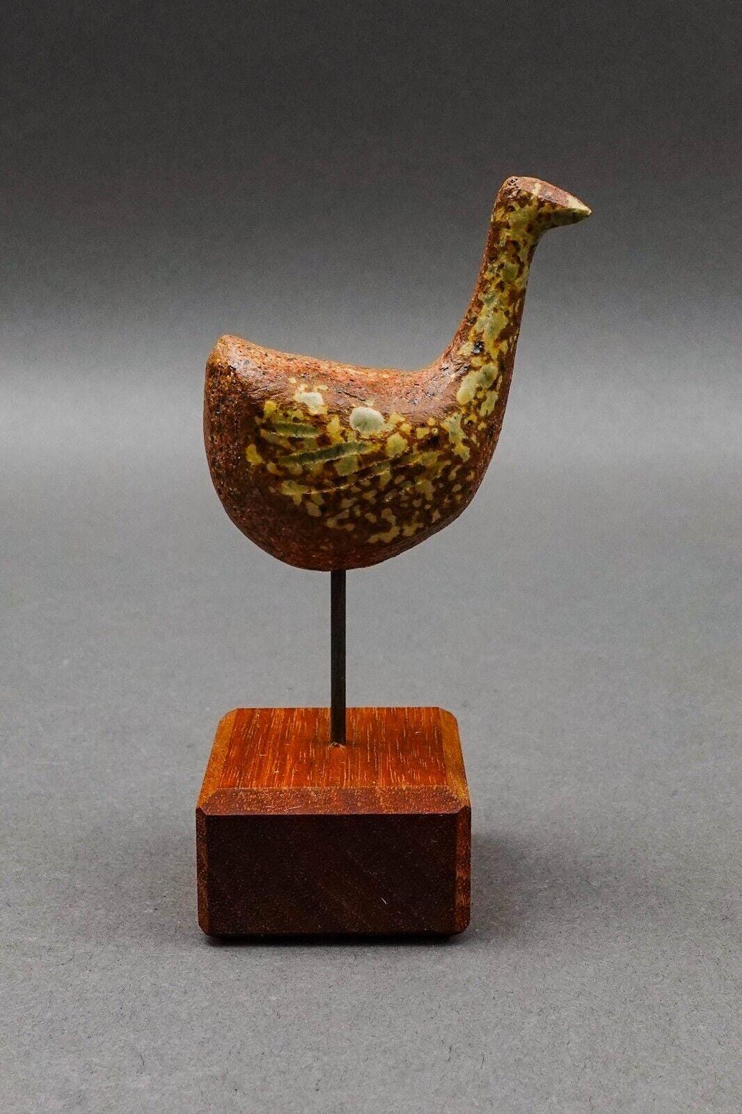 Richard Peeler (1928-1998) MCM Handcrafted Studio Pottery Bird Sculpture