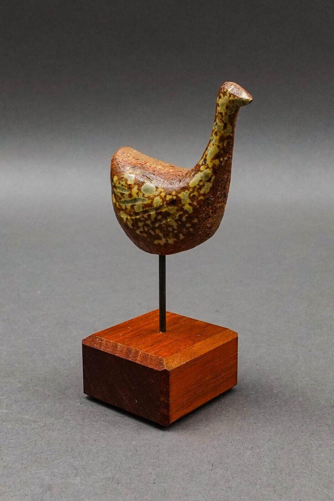 Richard Peeler (1928-1998) MCM Handcrafted Studio Pottery Bird Sculpture
