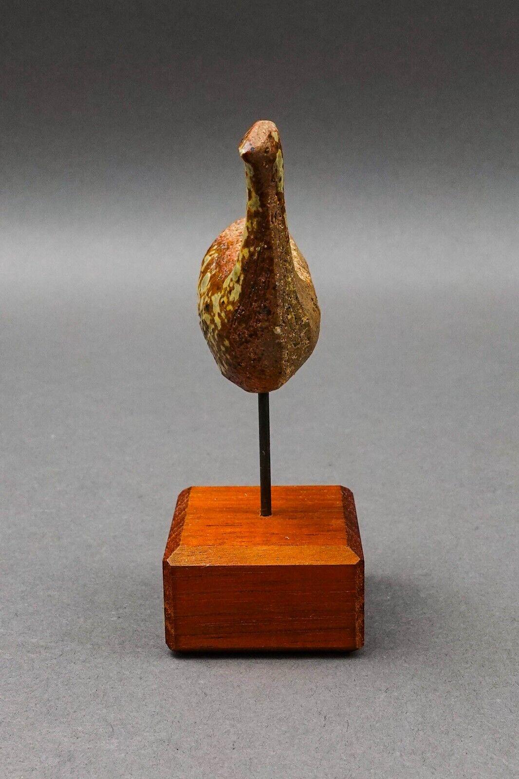 Richard Peeler (1928-1998) MCM Handcrafted Studio Pottery Bird Sculpture