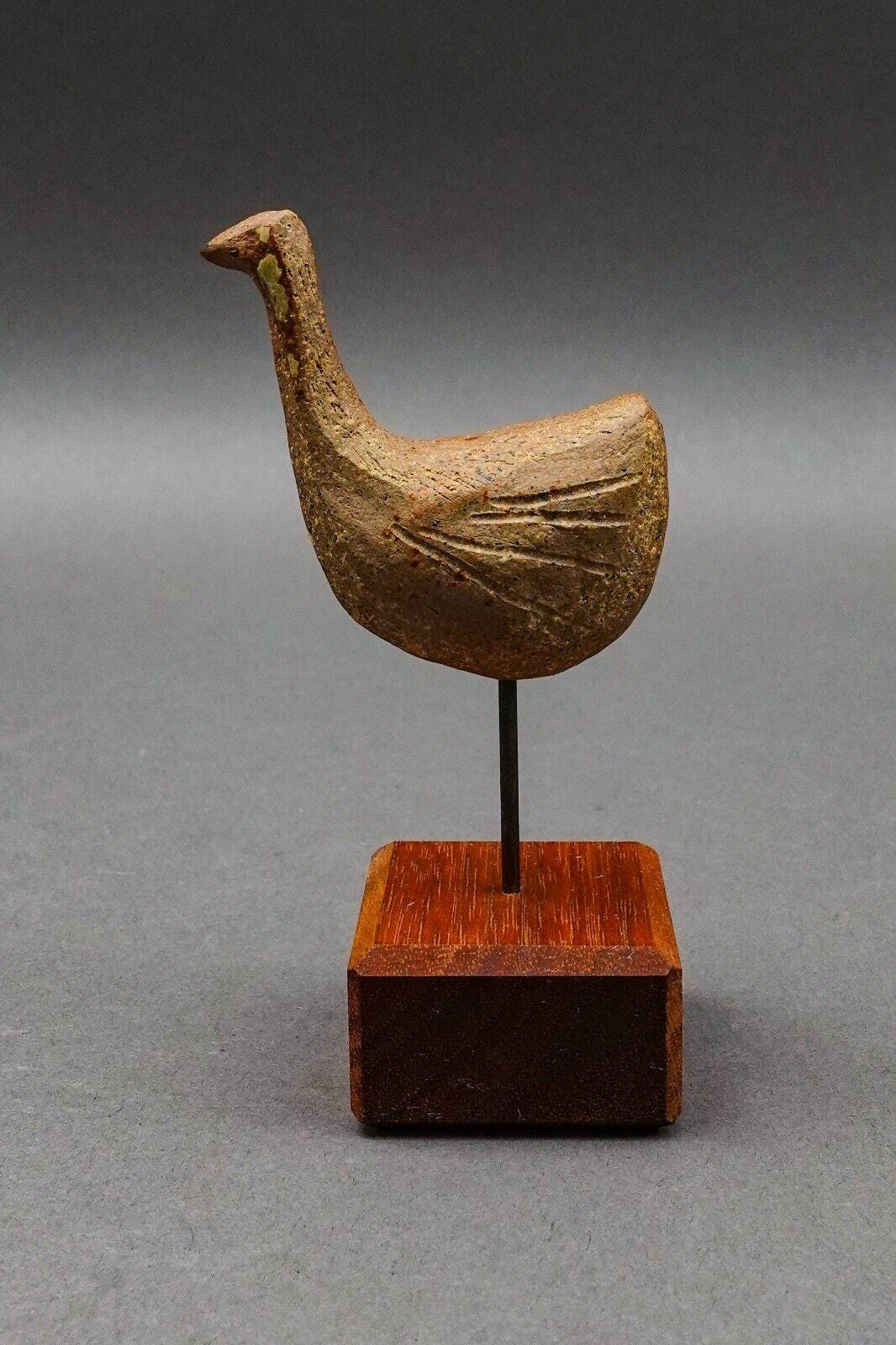 Richard Peeler (1928-1998) MCM Handcrafted Studio Pottery Bird Sculpture