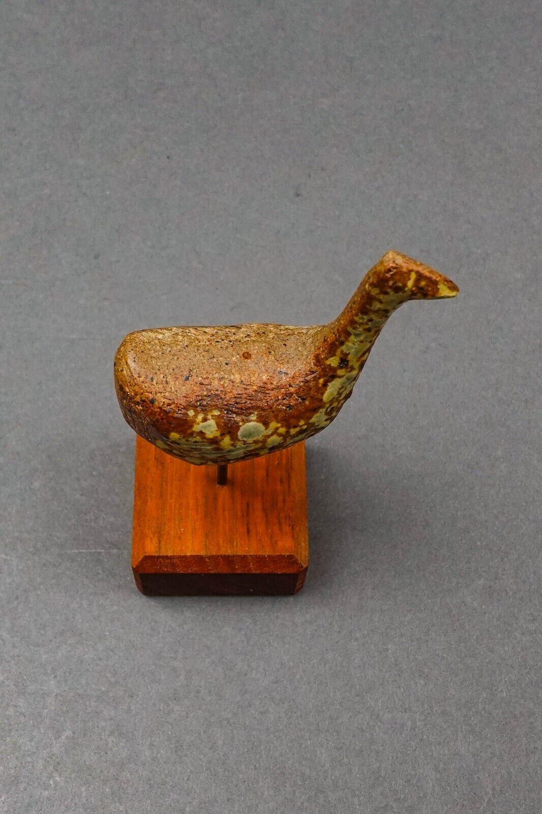 Richard Peeler (1928-1998) MCM Handcrafted Studio Pottery Bird Sculpture