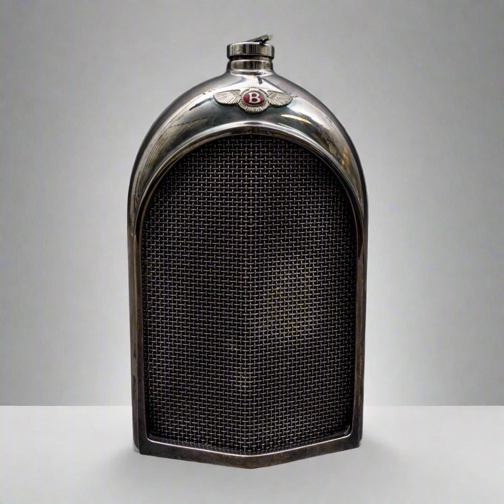 Classic Stable Ltd England Bentley Chrome Radiator Grill Flask Decanter