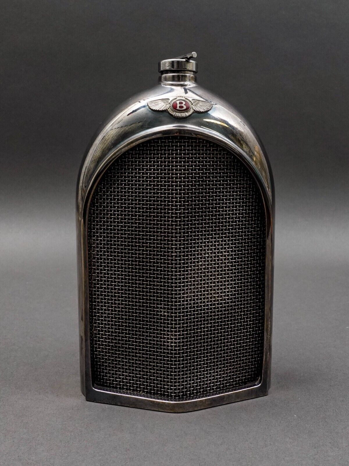 Classic Stable Ltd England Bentley Chrome Radiator Grill Flask Decanter