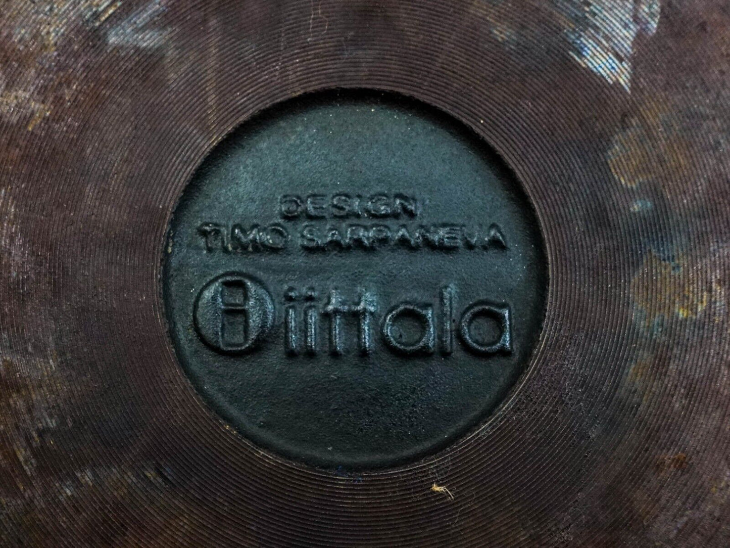 Iittala Finland Timo Sarpaneva Vintage Cast Iron Casserole Pot 1960 Design