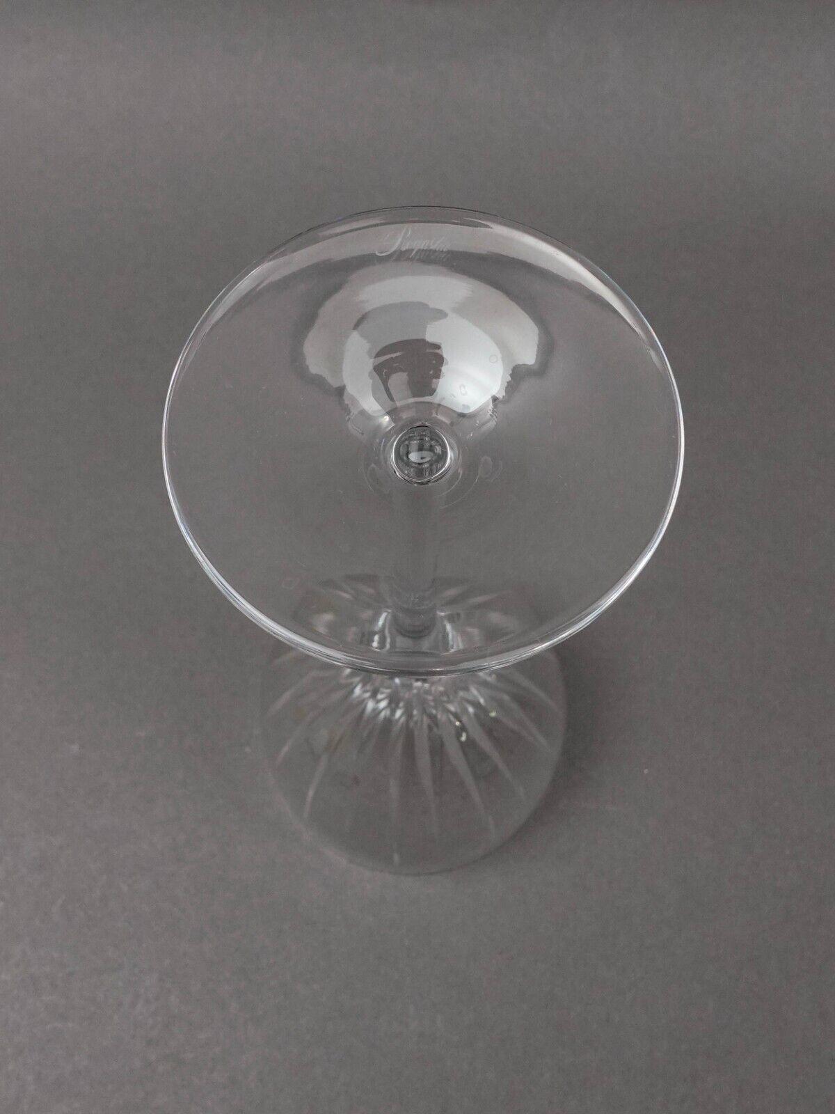 Miller Rogaska Crystal Stemware Soho 8 1/8" Wine Water Goblet Glasses Set Of 6