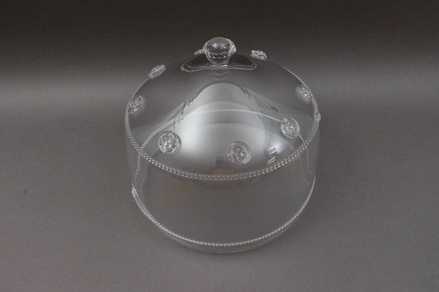 Juliska Signed Isabella Large Glass Large 11" Cake Dome