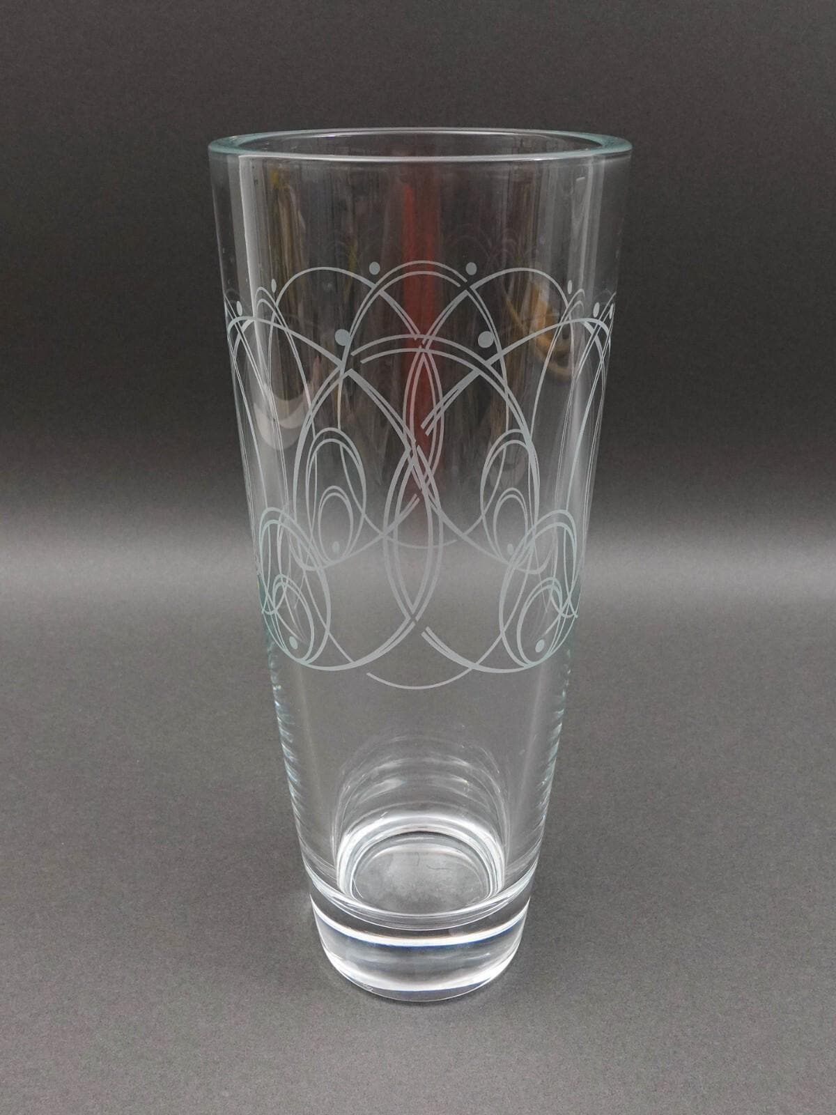 Waterford Crystal Ballet Icing Tall Glass Vase 12"