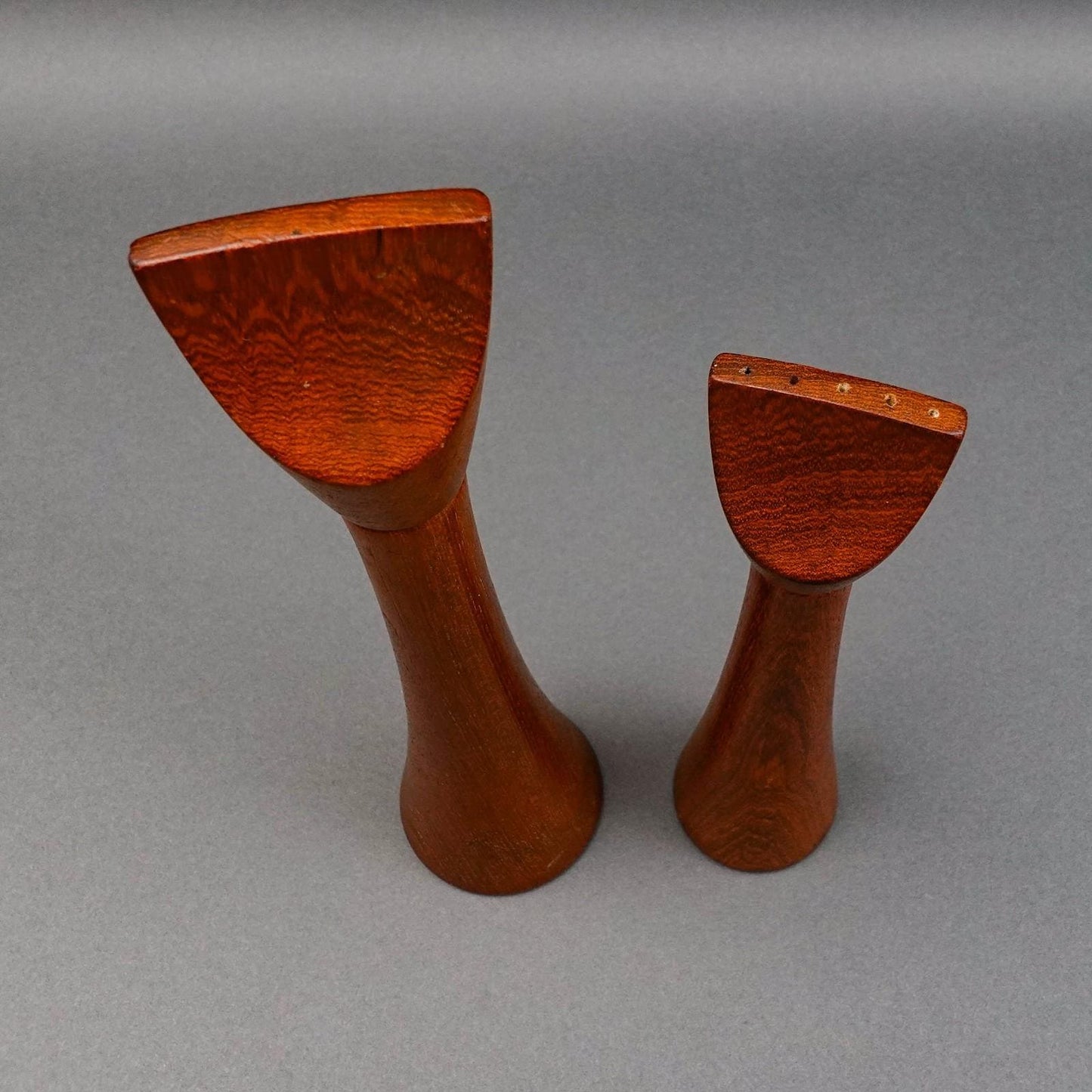Dansk Jens Quistaard Denmark Vintage Teak Wood Salt & Pepper Mill Set Rare