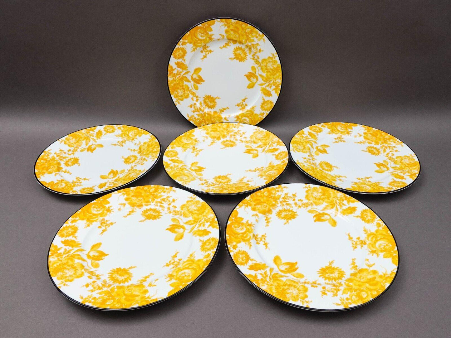Bill Goldsmith Site Corot Limoges France Potpourri 12" Charger Plate Set Of 6