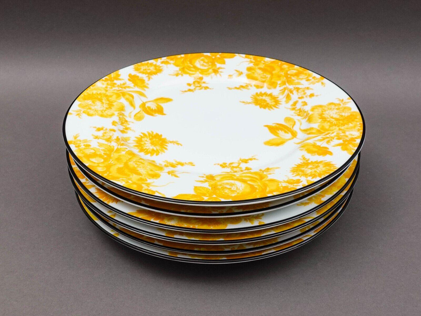 Bill Goldsmith Site Corot Limoges France Potpourri 12" Charger Plate Set Of 6