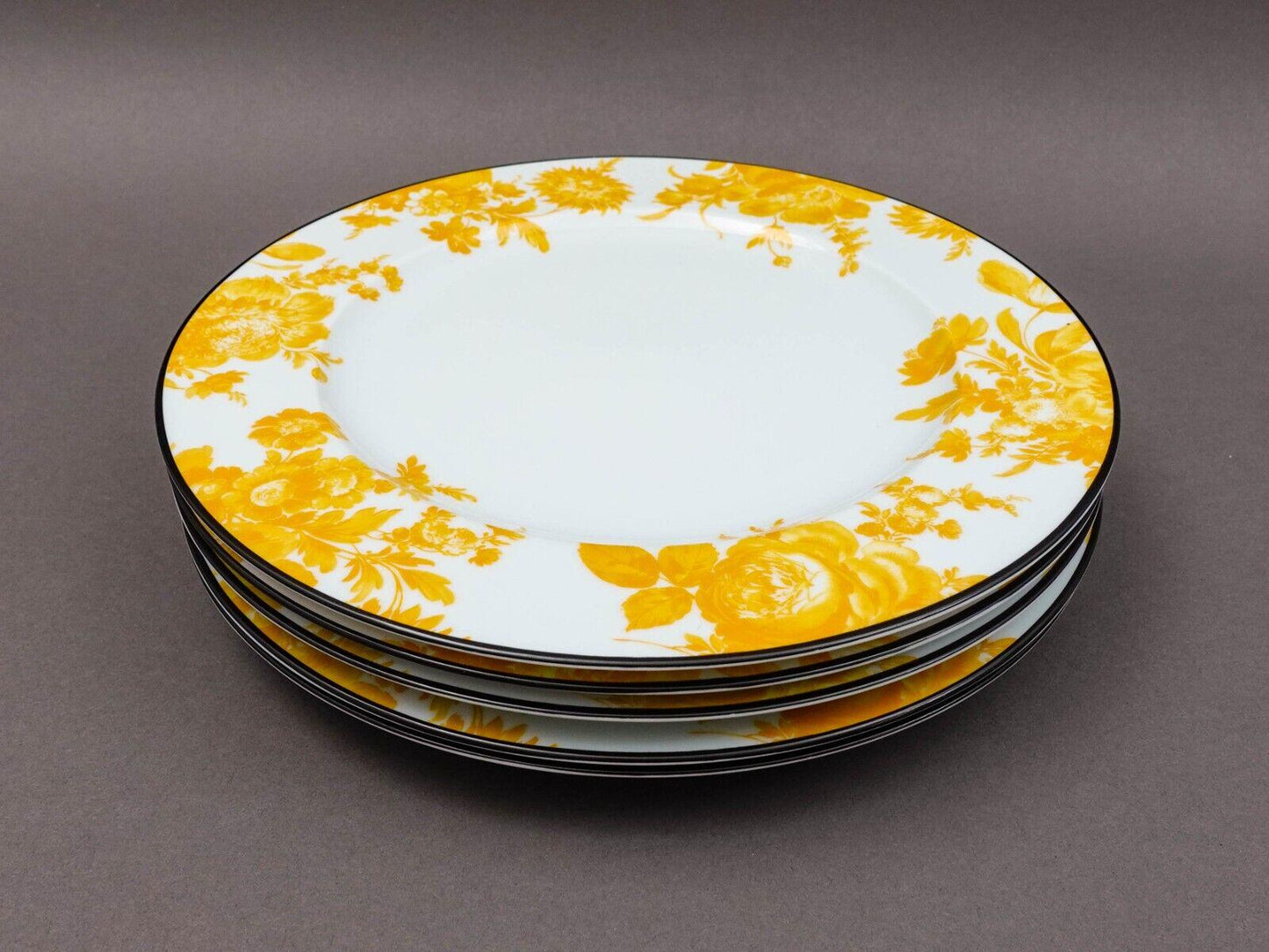 Bill Goldsmith Site Corot Limoges France Potpourri 10 3/8" Dinner Plate Set Of 5