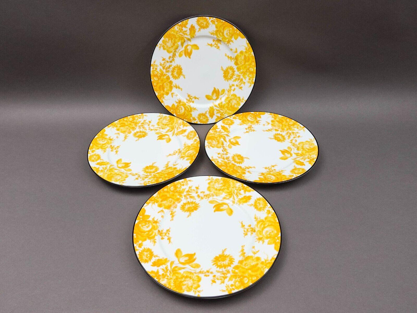 Bill Goldsmith Site Corot Limoges France Potpourri 12" Charger Plate Set Of 4