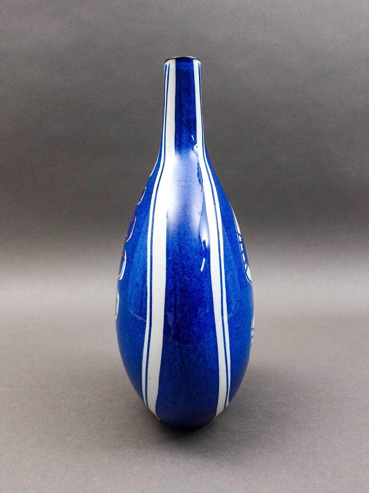 Royal Copenhagen Denmark Inge Lise Koefoed Vintage Tenera Fajance Flower Vase