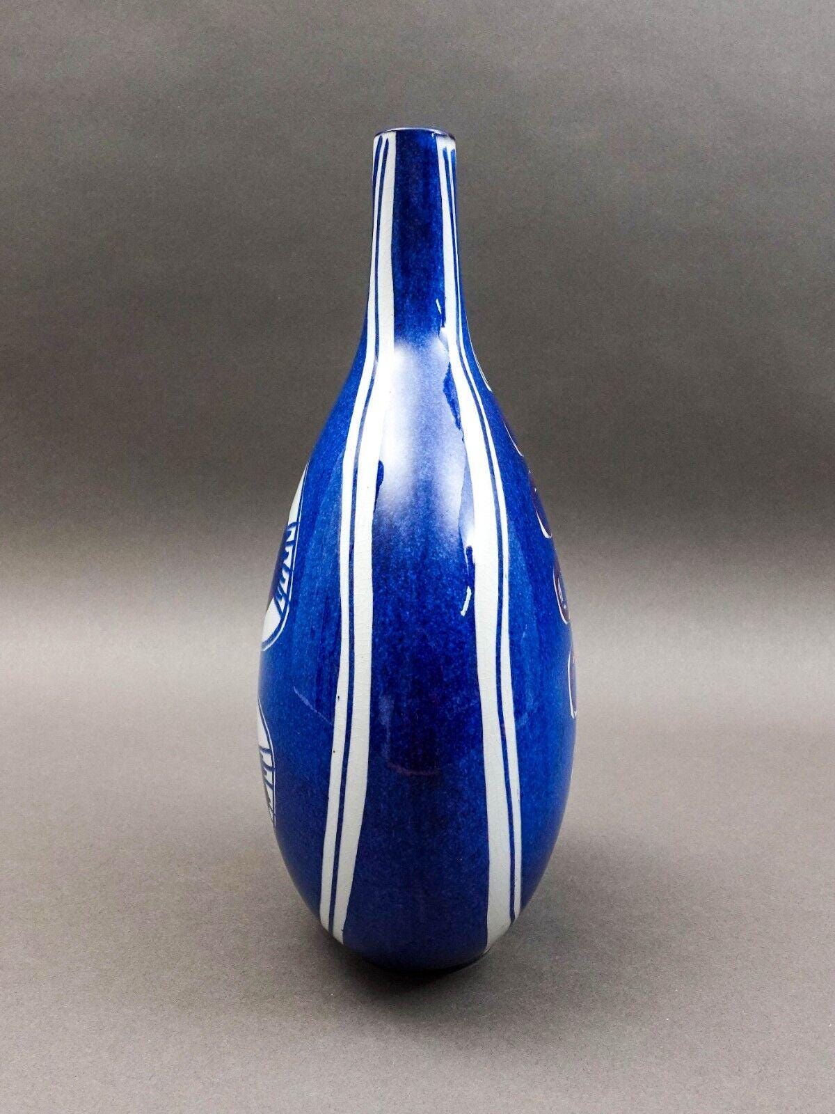 Royal Copenhagen Denmark Inge Lise Koefoed Vintage Tenera Fajance Flower Vase