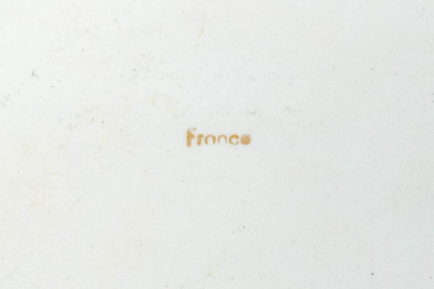 Limoges France Antique Hand Painted Pink Gold Gilt Floral Porcelain Handle Tray