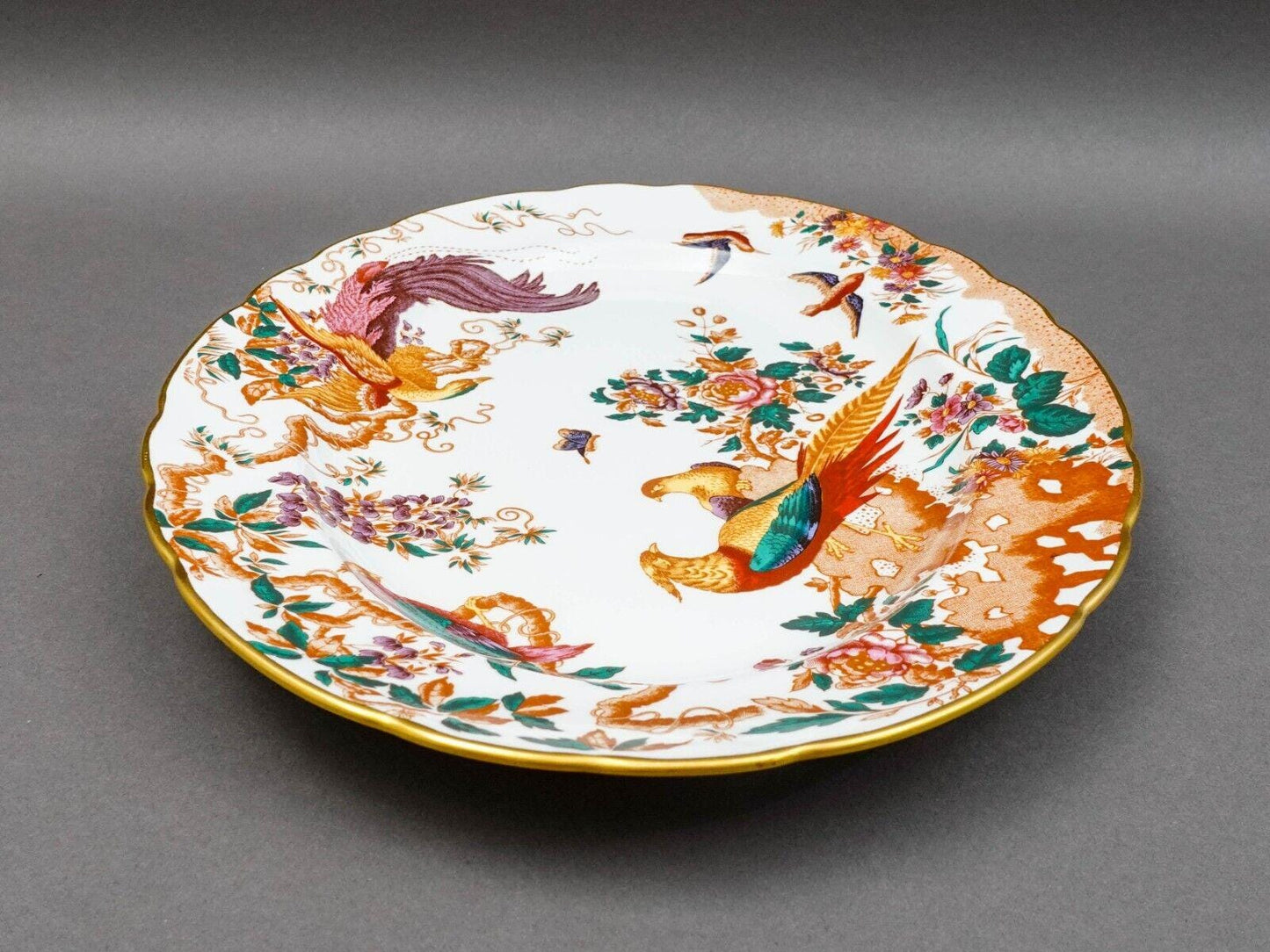 Royal Crown Derby Olde Avesbury Birds 15" Bone China Oval Serving Platter