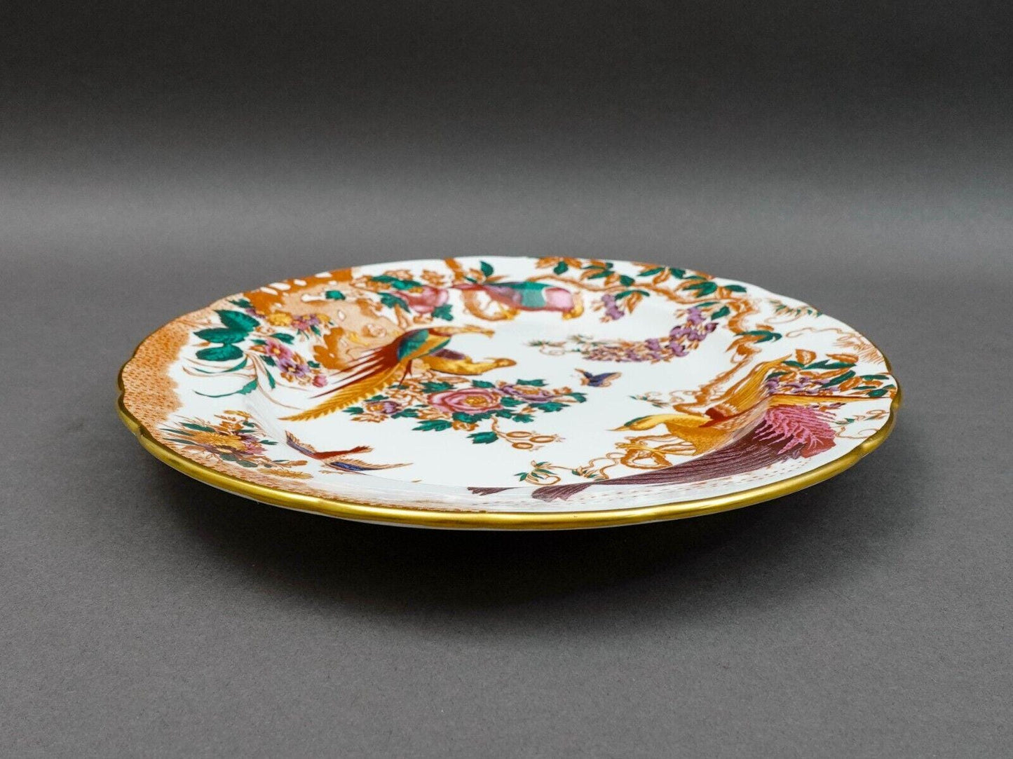 Royal Crown Derby Olde Avesbury Birds Bone China 13" Oval Serving Platter