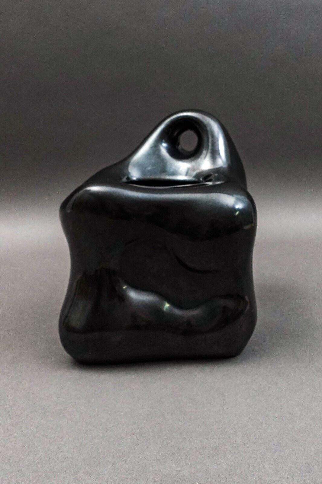 Vohann Vintage Introspect Abstract Biomorphic Ceramic Tissue Holder Sculpture