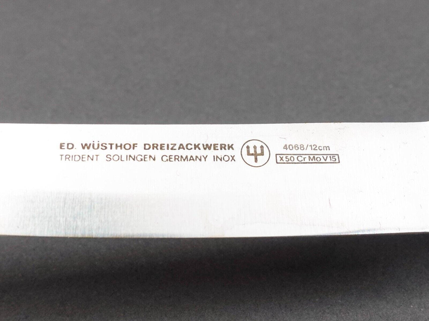 Wusthof Soligen Germany 4068/12cm X50 Cr Mo V15 Classic Steak Knives Set Of 6