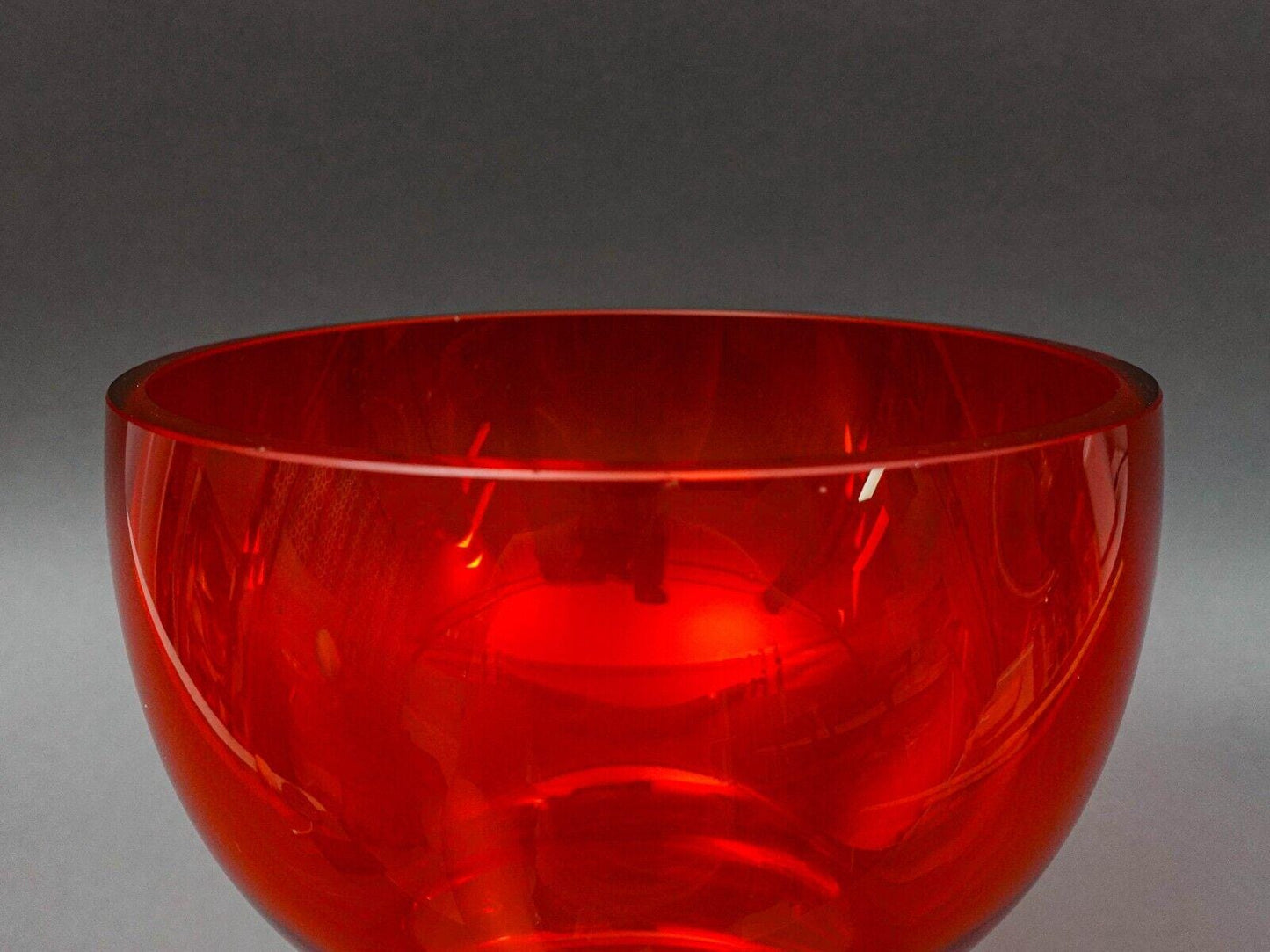 Stefan Sadowski (B. 1941) Poland 1970s Sudety Glasswork Glass Vase 14.75" (Read)