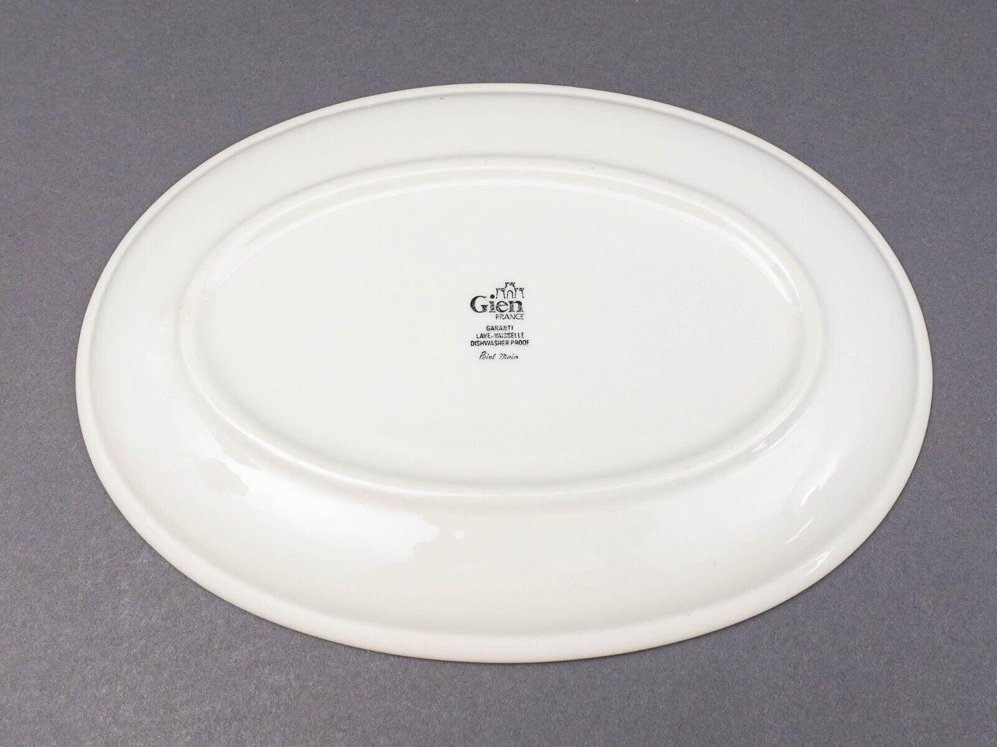 Gien France Les Adventures Du Mareyeur Thon Barbue L'Aiglefin Oval Fish Plates 3