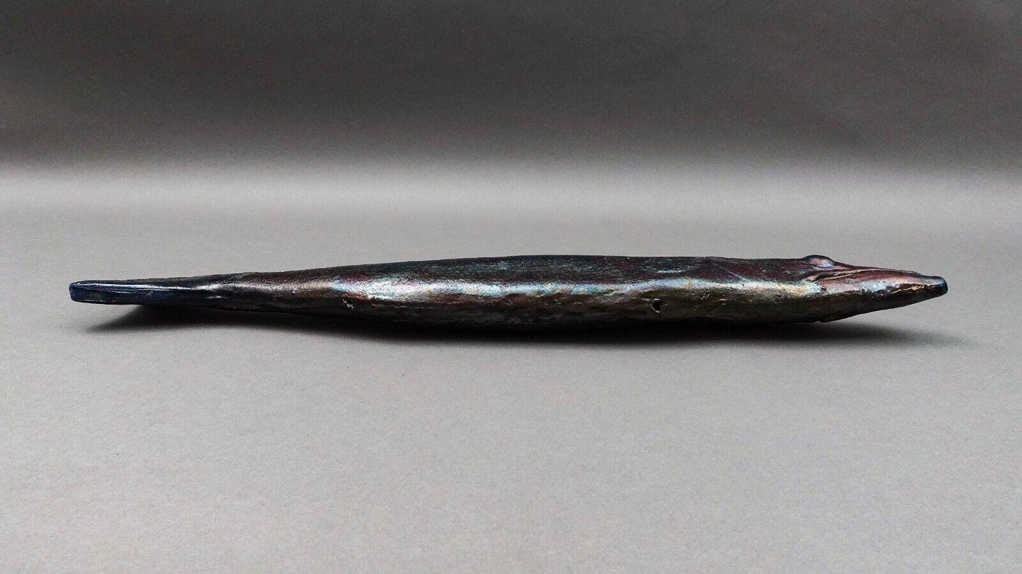 Charles Pearson Whitehead Street Studio Key West Fish Raku Art Pottery Sculpture