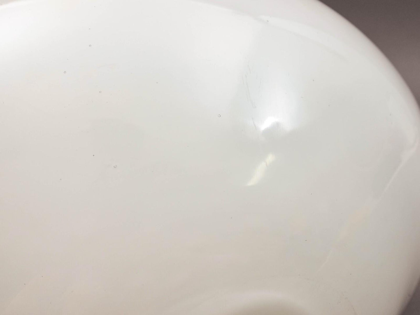 Alfredo Barbini Murano Italy MCM Bullicante White Gold Flecks Art Glass Bowl