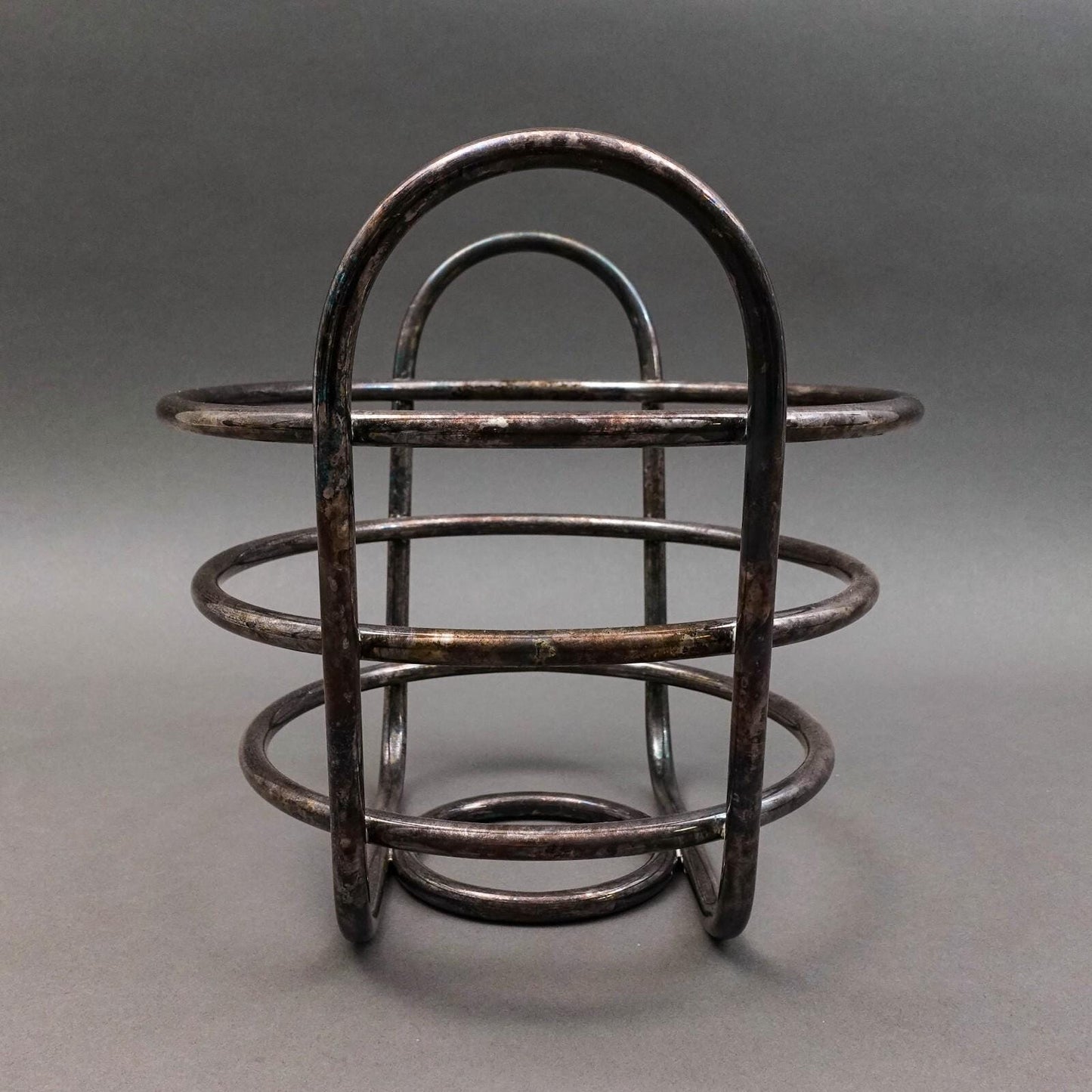 Lino Sabattini (Italian, 1925-2016) MCM Silver Plated Metal Wire Fruit Basket