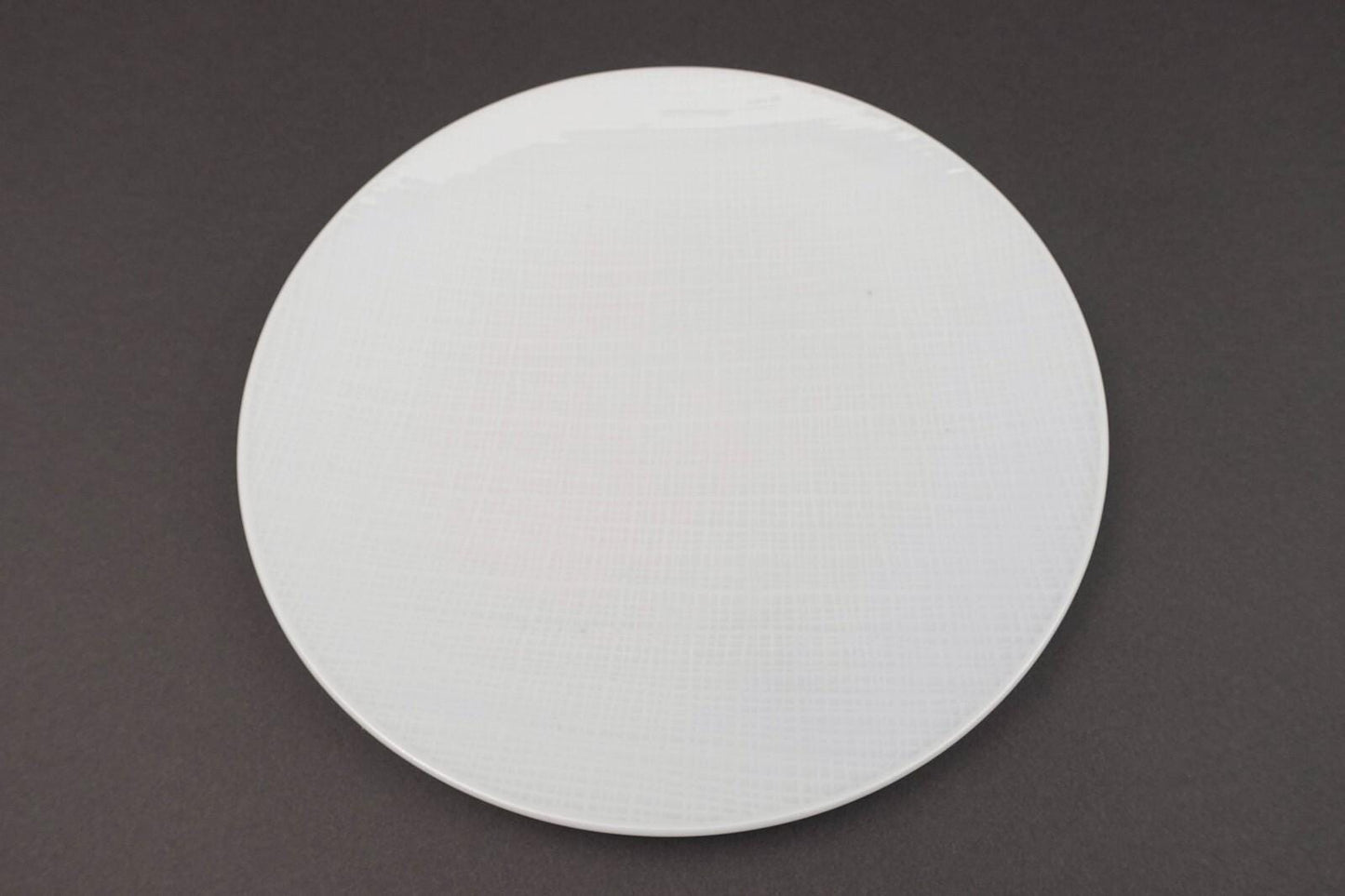 Bernardaud France Organza White Porcelain 11 1/2" Coupe Plate Set Of 4