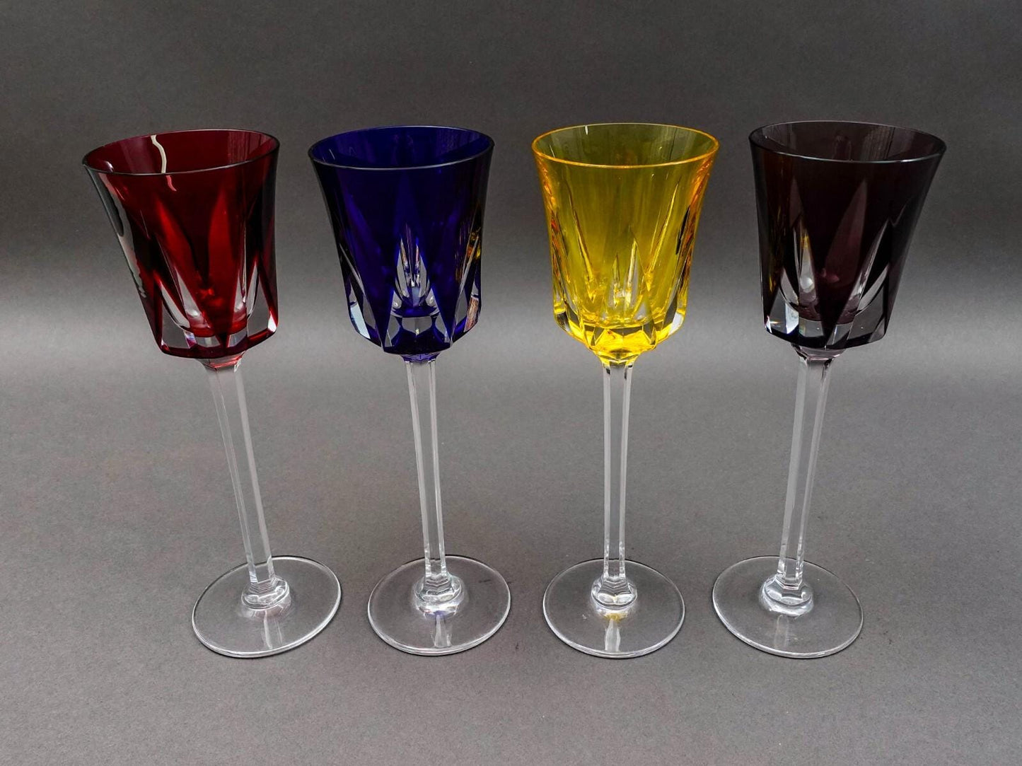 Cristal de Sevres 9 3/4" Wine Glass Set Of 4