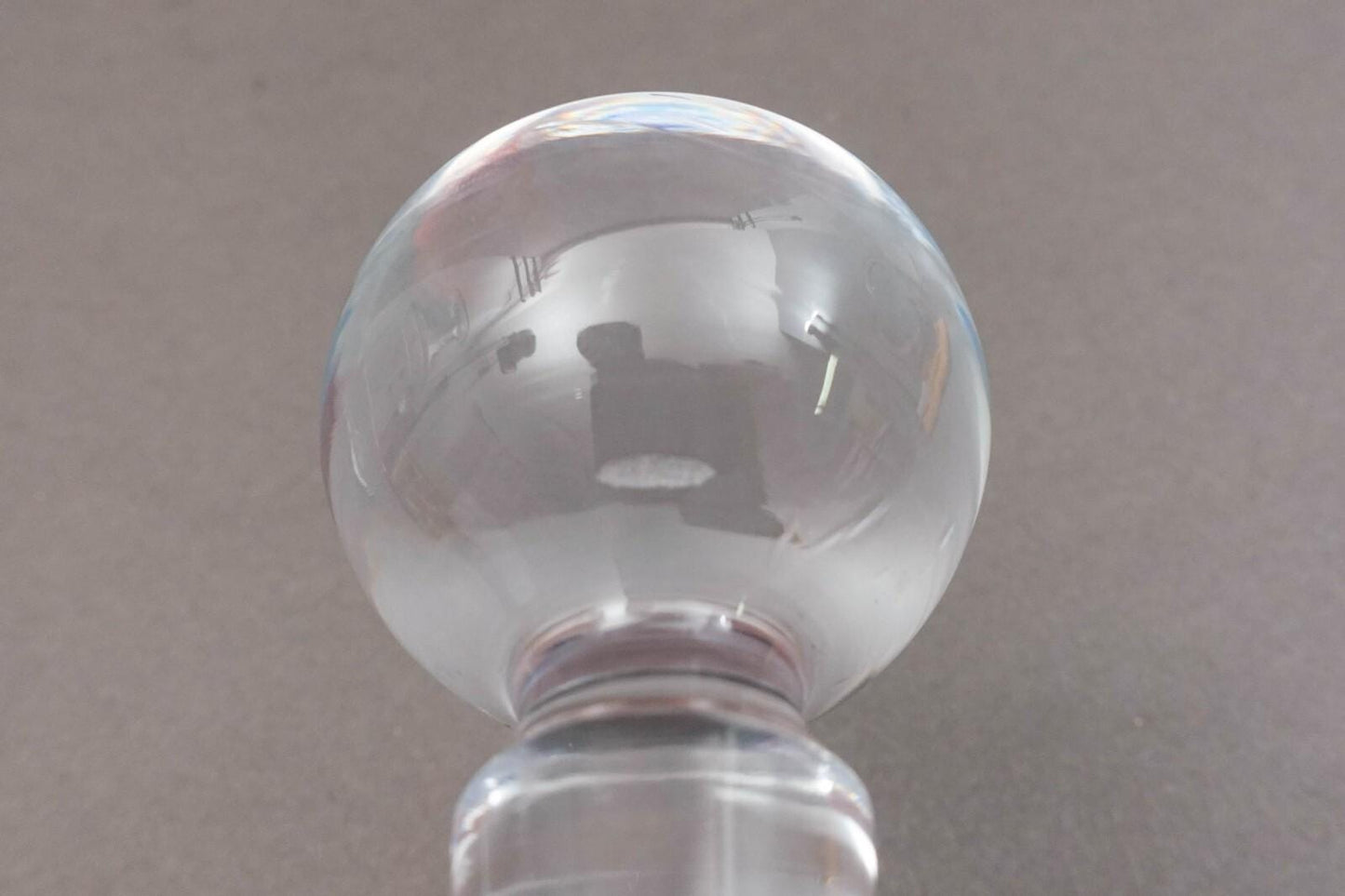 Global Views Leo Lion Head Tall Barware Glass Decanter With Stopper