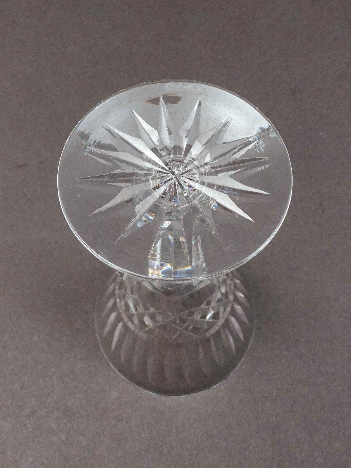 Waterford Crystal Maeve Claret Wine Water Glasses 6 7/8" Set Of 4