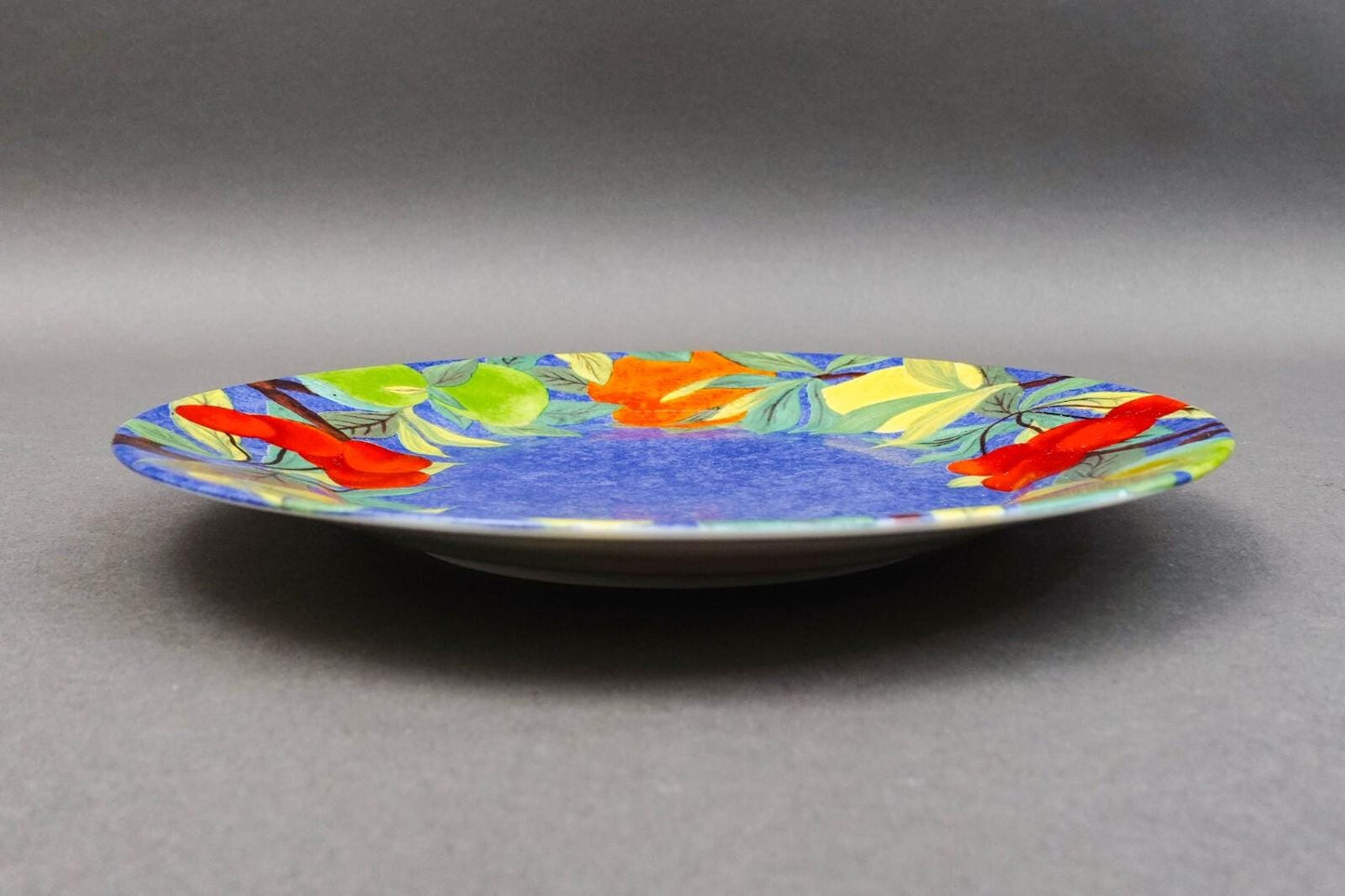 Laure Japy Paris Limoges Jardin Bleu Fruit 8 3/4" Salad Dessert Plates Set Of 3