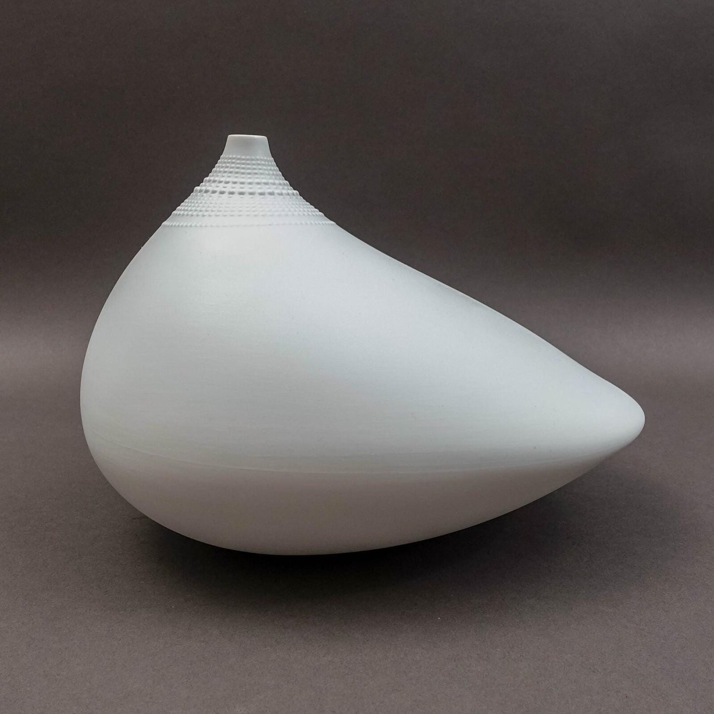 Rosenthal Germany Tappio Wirkkala Vintage Large White Pollo Series Vase 10"