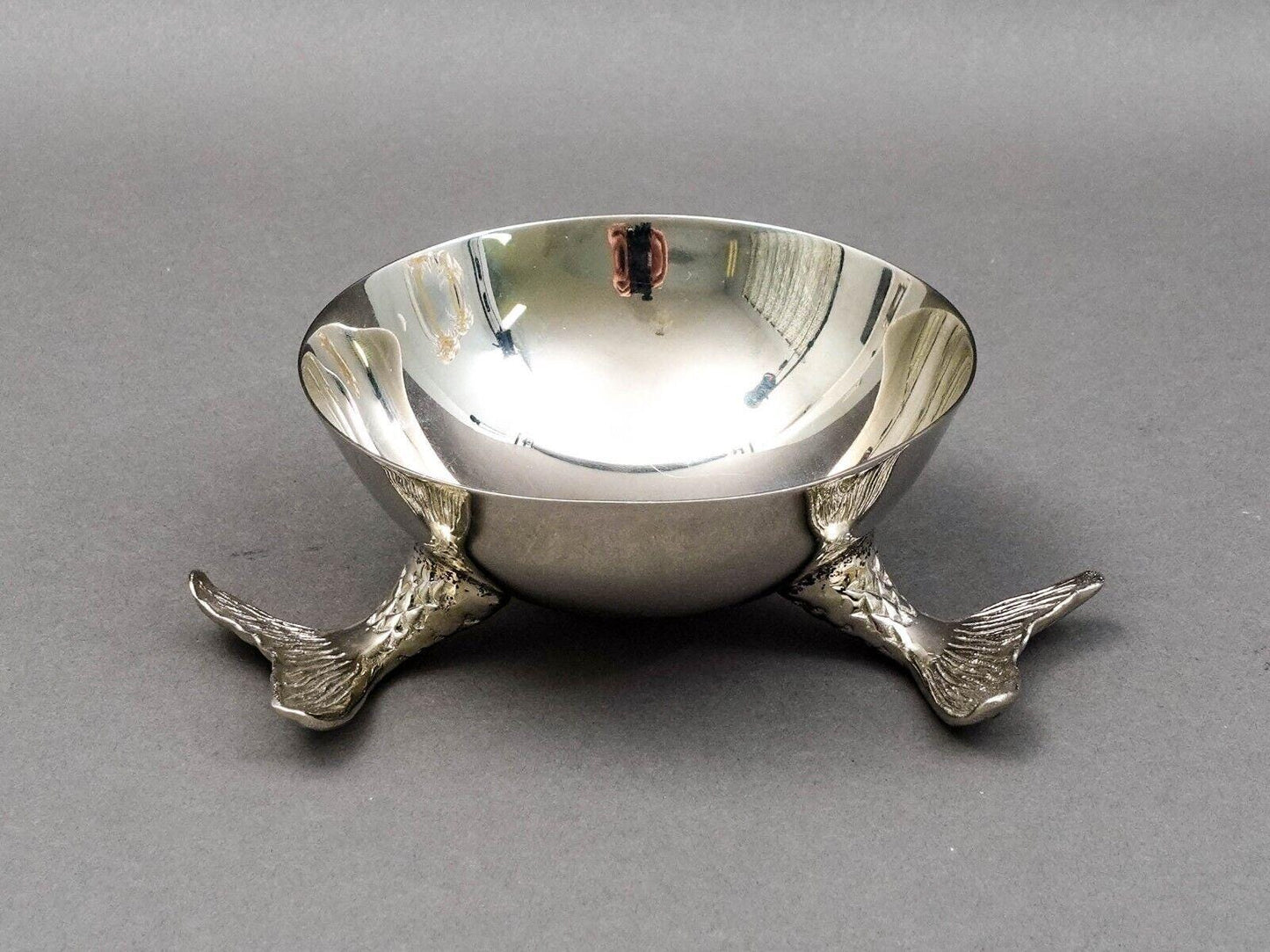 Michael Aram Signed Stainless Steel Mermaid Bowl Dish