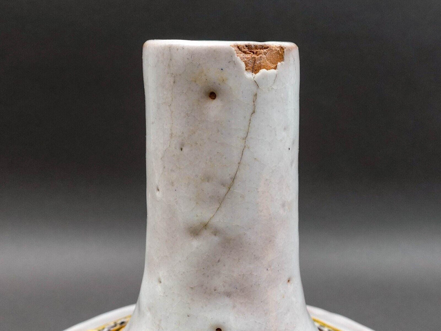 Raymor ARN Italy Mid Century Modern Lava Volcanic Glazed Pottery Jug Vase (Read)