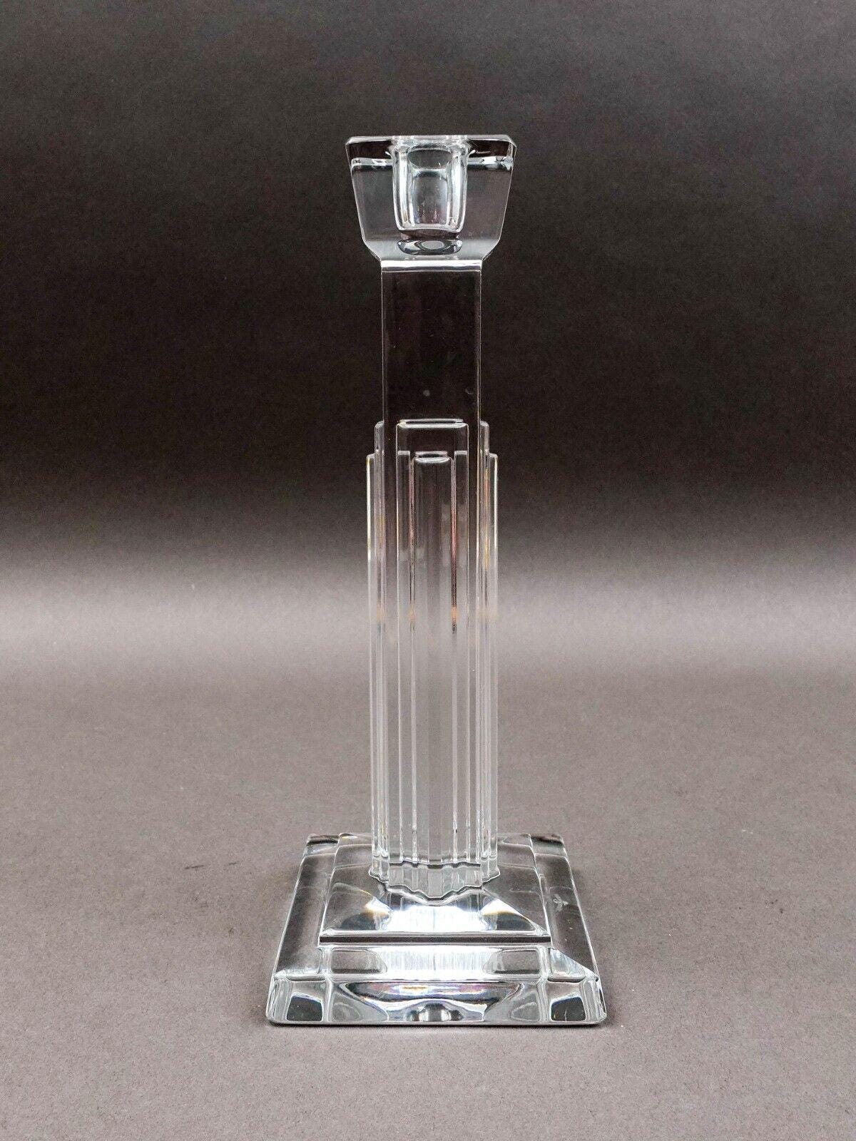 Waterford Crystal Metropolitan 10" Candlestick Candle Holder Set Of 2
