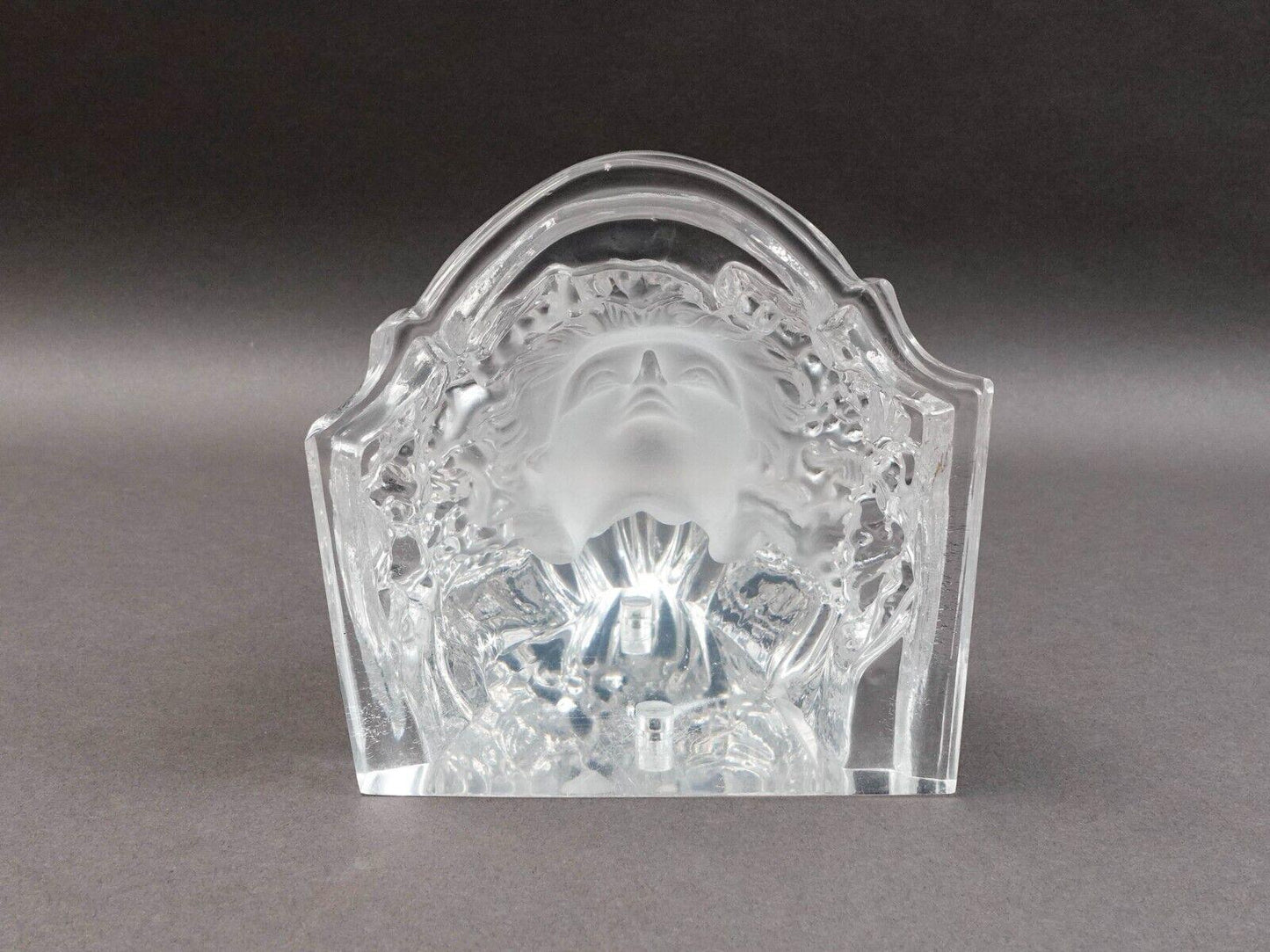 Yaacov Heller Vintage Art Deco Figural Lucite Wall Mounted Sconce Sculpture