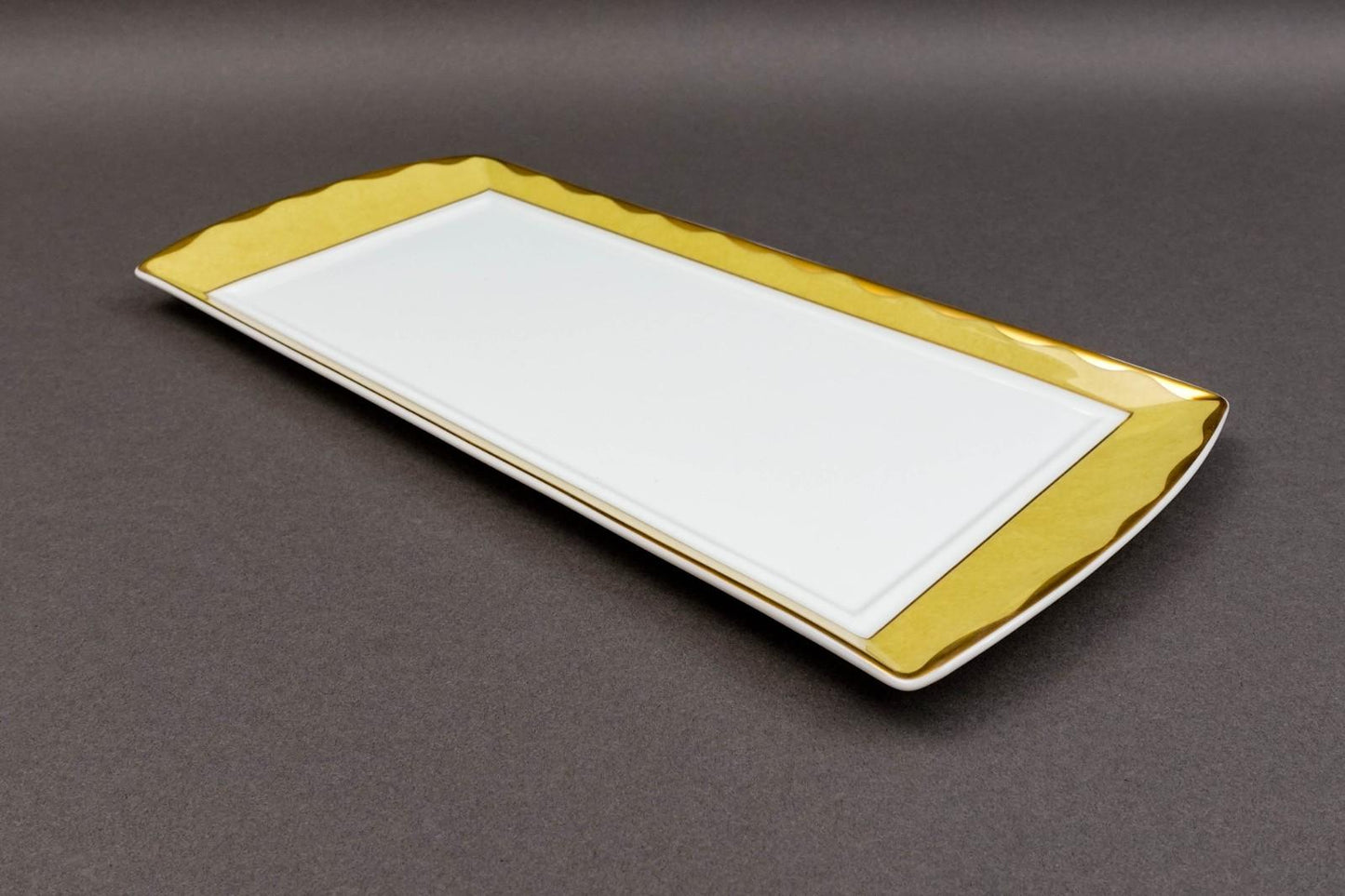 Bernardaud France Tableau Yellow Fusion Plateau Rectangular Sumba Platter Tray