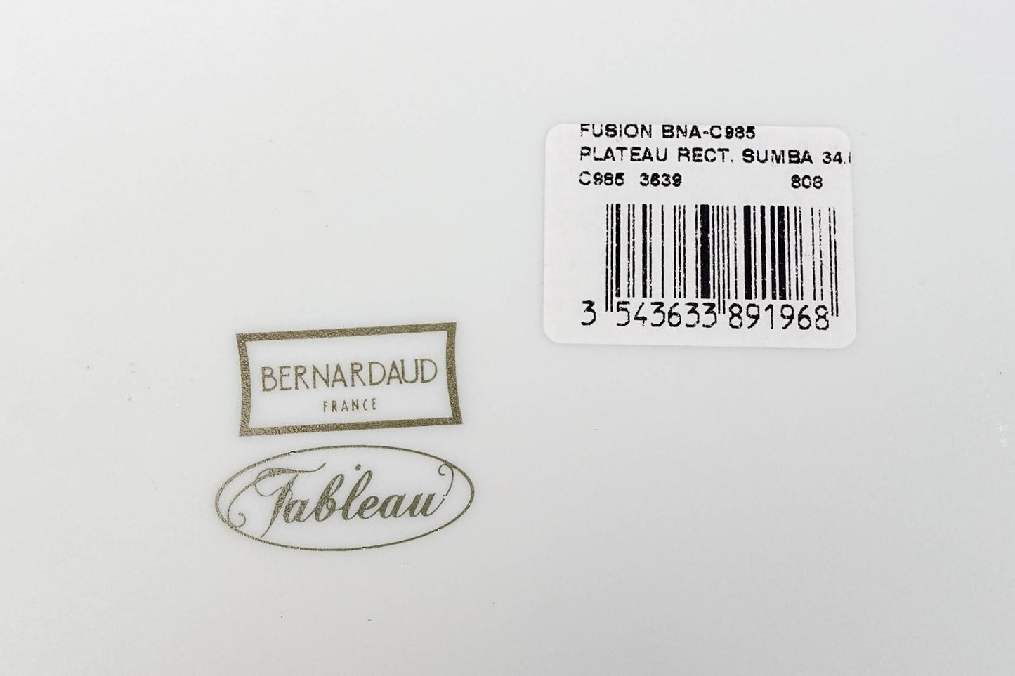 Bernardaud France Tableau Yellow Fusion Plateau Rectangular Sumba Platter Tray