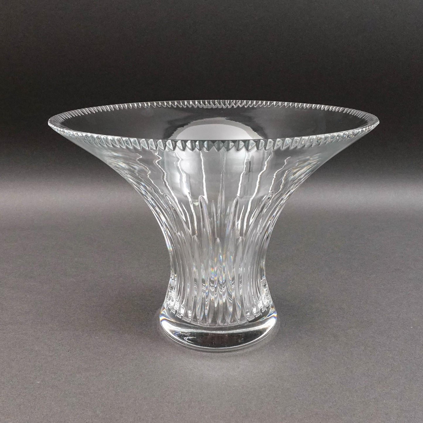 Waterford Crystal Carina Essence Jorge Perez Signed Centerpiece Bouquet Bowl