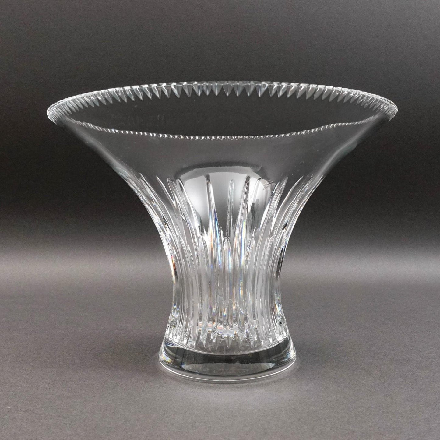 Waterford Crystal Carina Essence Jorge Perez Signed Centerpiece Bouquet Bowl