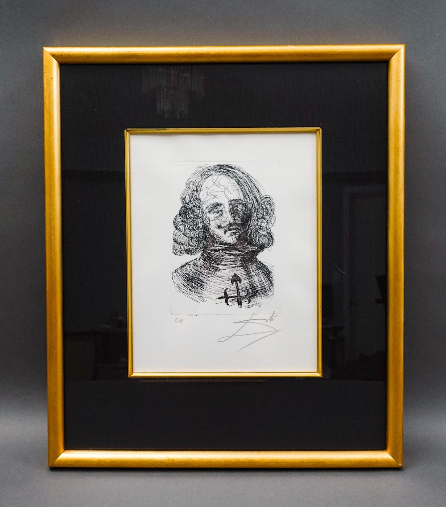 Salvador Dali Signed Velazquez Etching Immortals Of Art Artist Edition EA