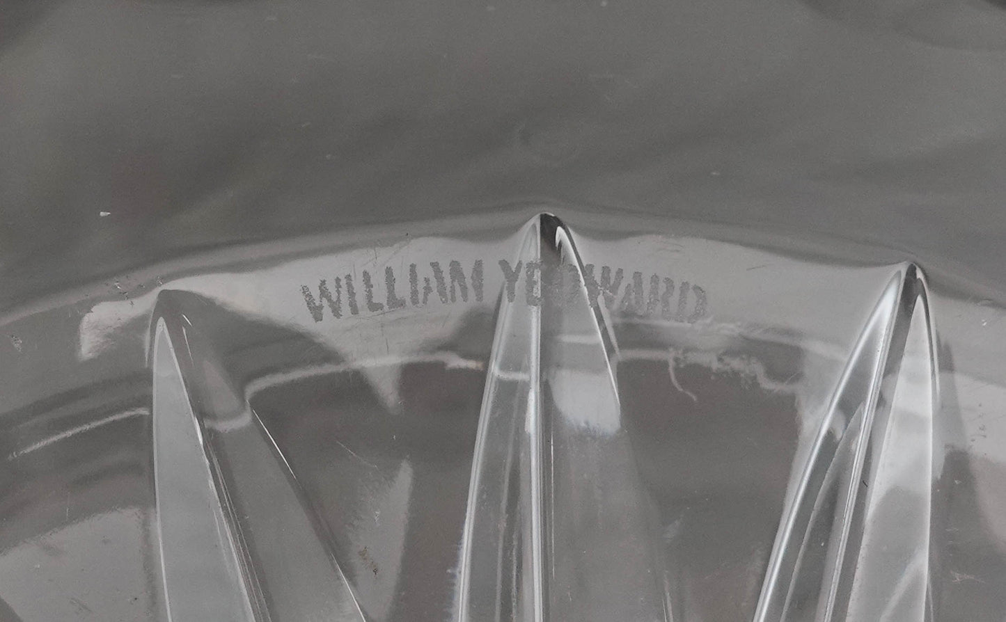 William Yeoward "Inez" For Tiffany & Co. Large Spherical Crystal Vase 11"