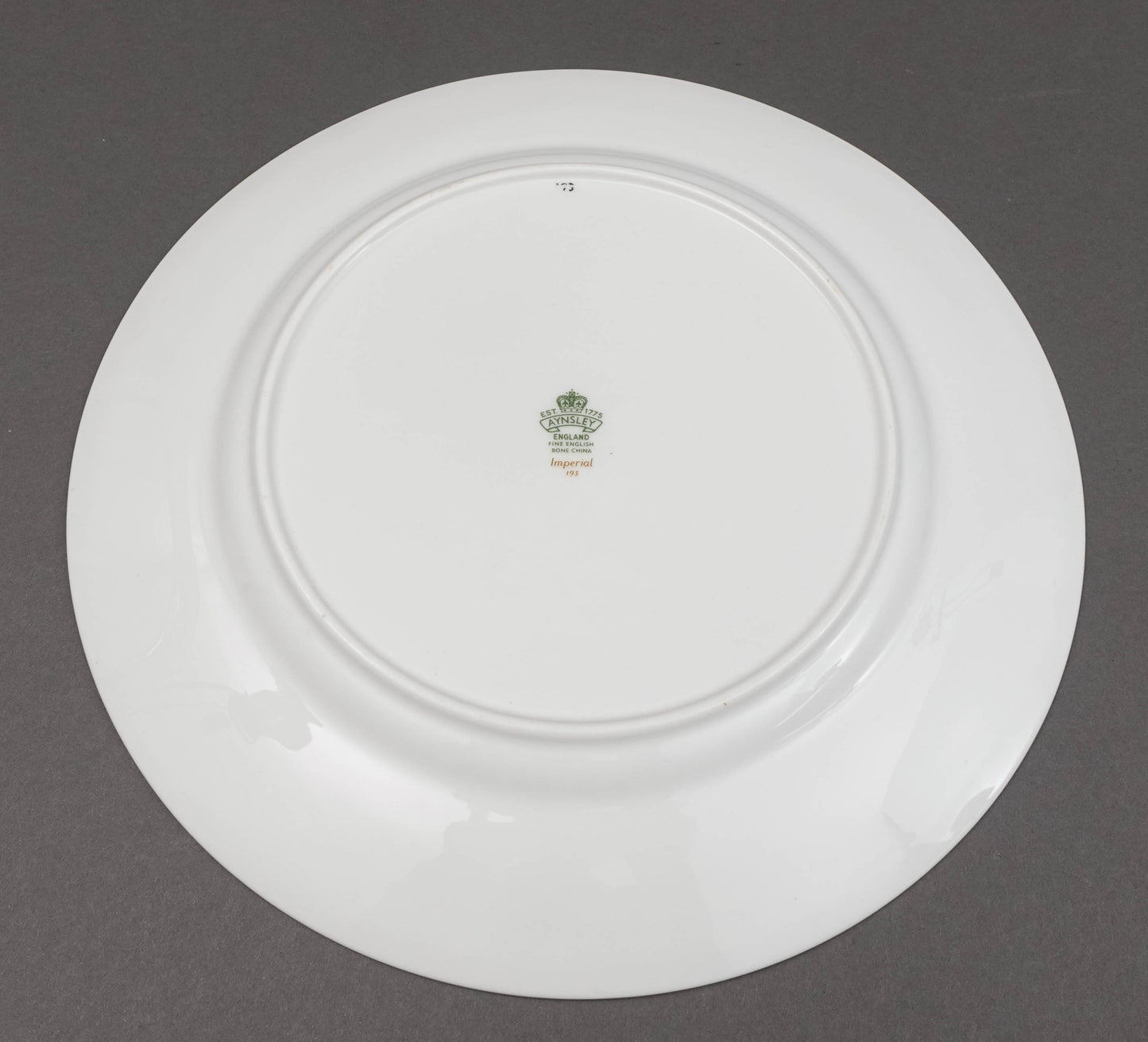 Aynsley England Imperial 193 Laurel Green Gold 8" Salad Plates Set Of 6